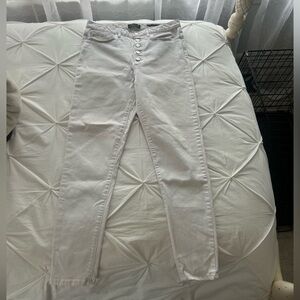 Banana Republic White Skinny Jeans